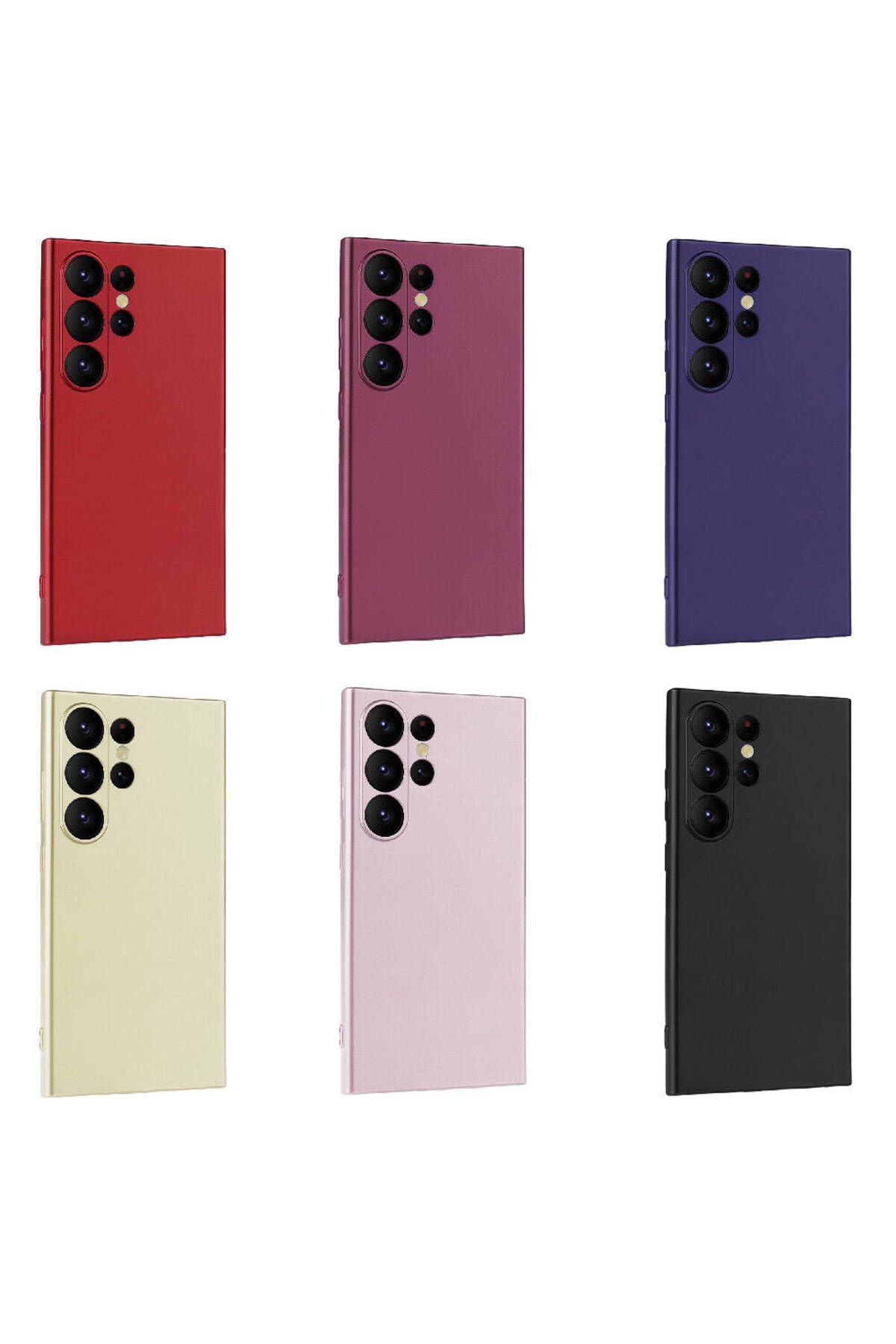 Galaxy S24 Ultra Uyumlu Zore Premier Silikon Kılıf-Rose Gold
