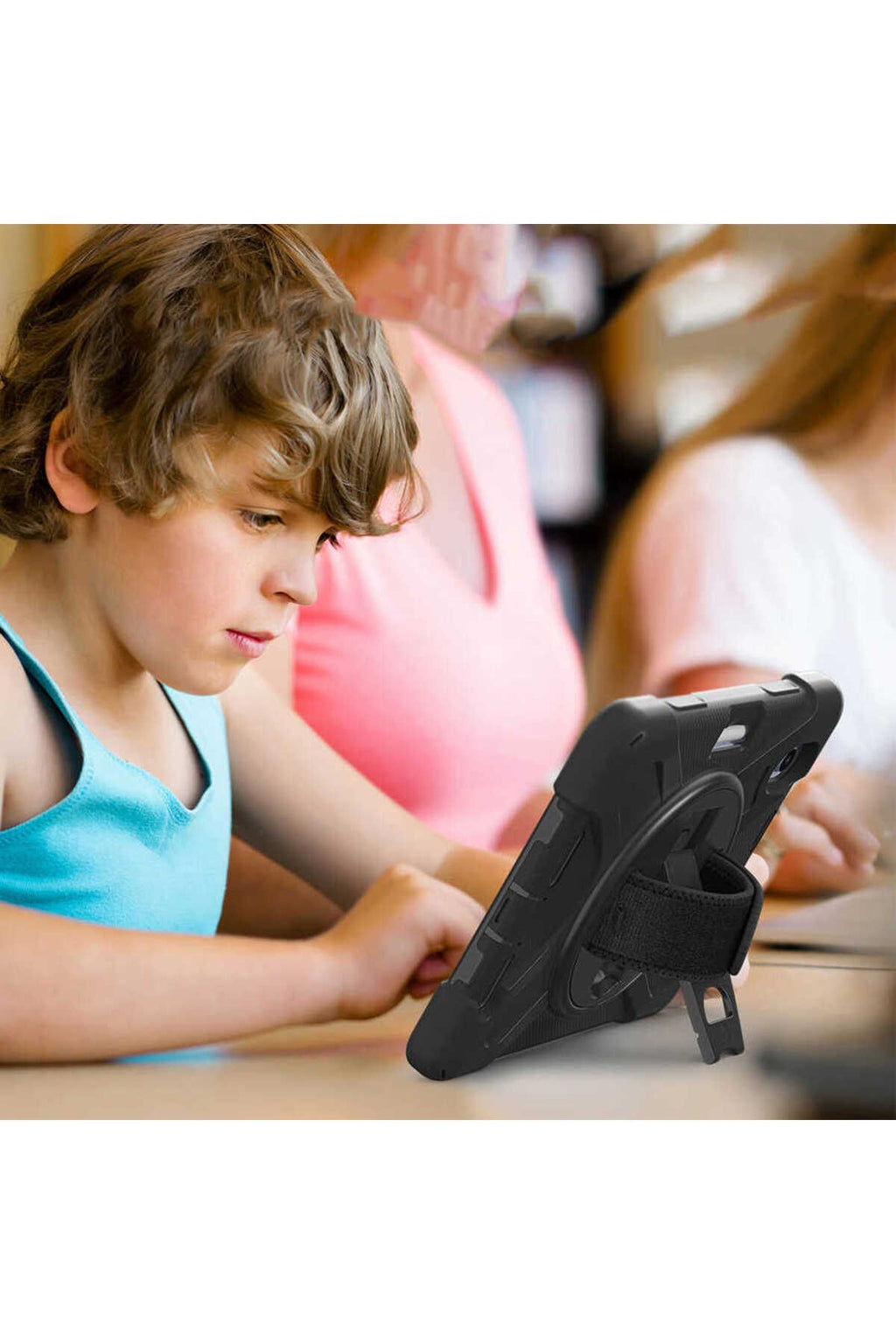 iPad Mini 2021 (6.Nesil) Zore Defender Tablet Silikon - Siyah