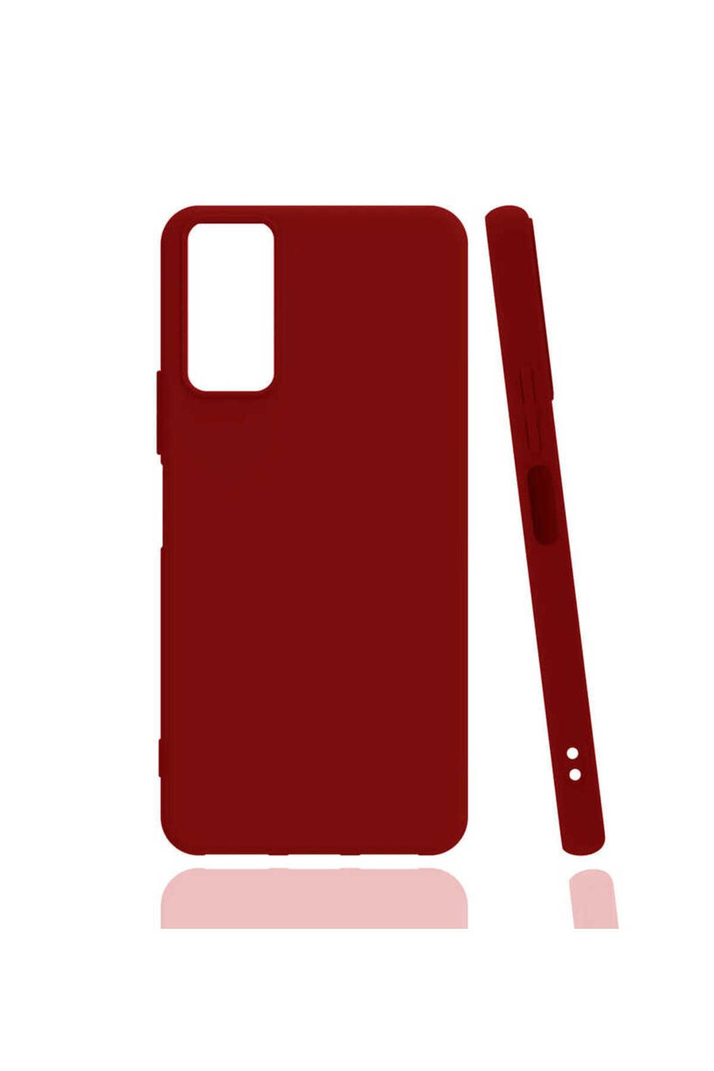 Galaxy A03S Kılıf Zore Biye Silikon - Kırmızı