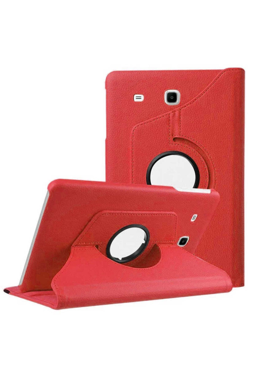 Galaxy Tab A 7.0 T285 Zore Dönebilen Standlı Kılıf - Kırmızı