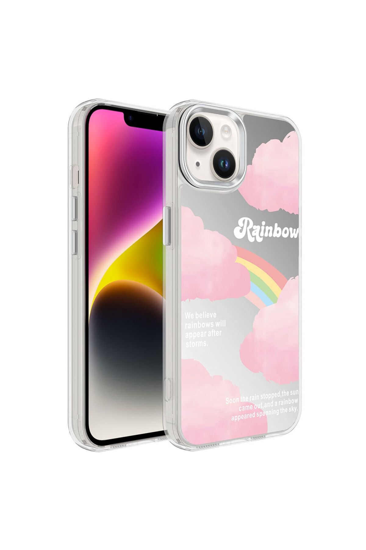 iPhone 14 Uyumlu AiHTTgli Parlak Tasarımlı Zore Mimbo Kılıf-NO6