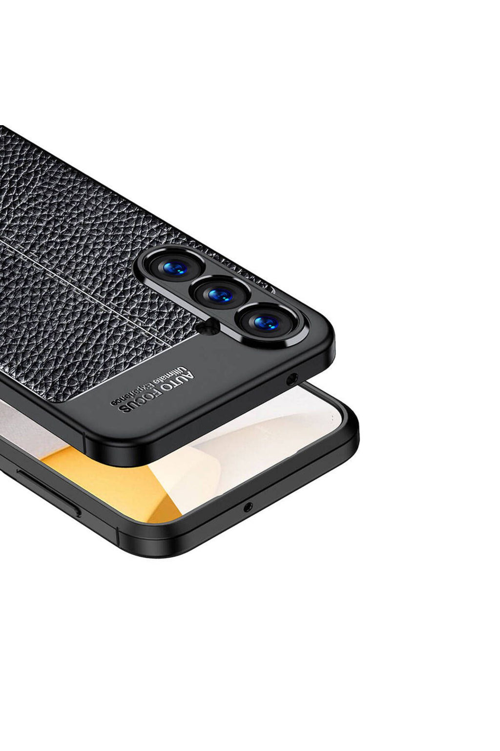 Galaxy S23 FE Uyumlu CSK Zore Niss Silikon Kılıf-Siyah