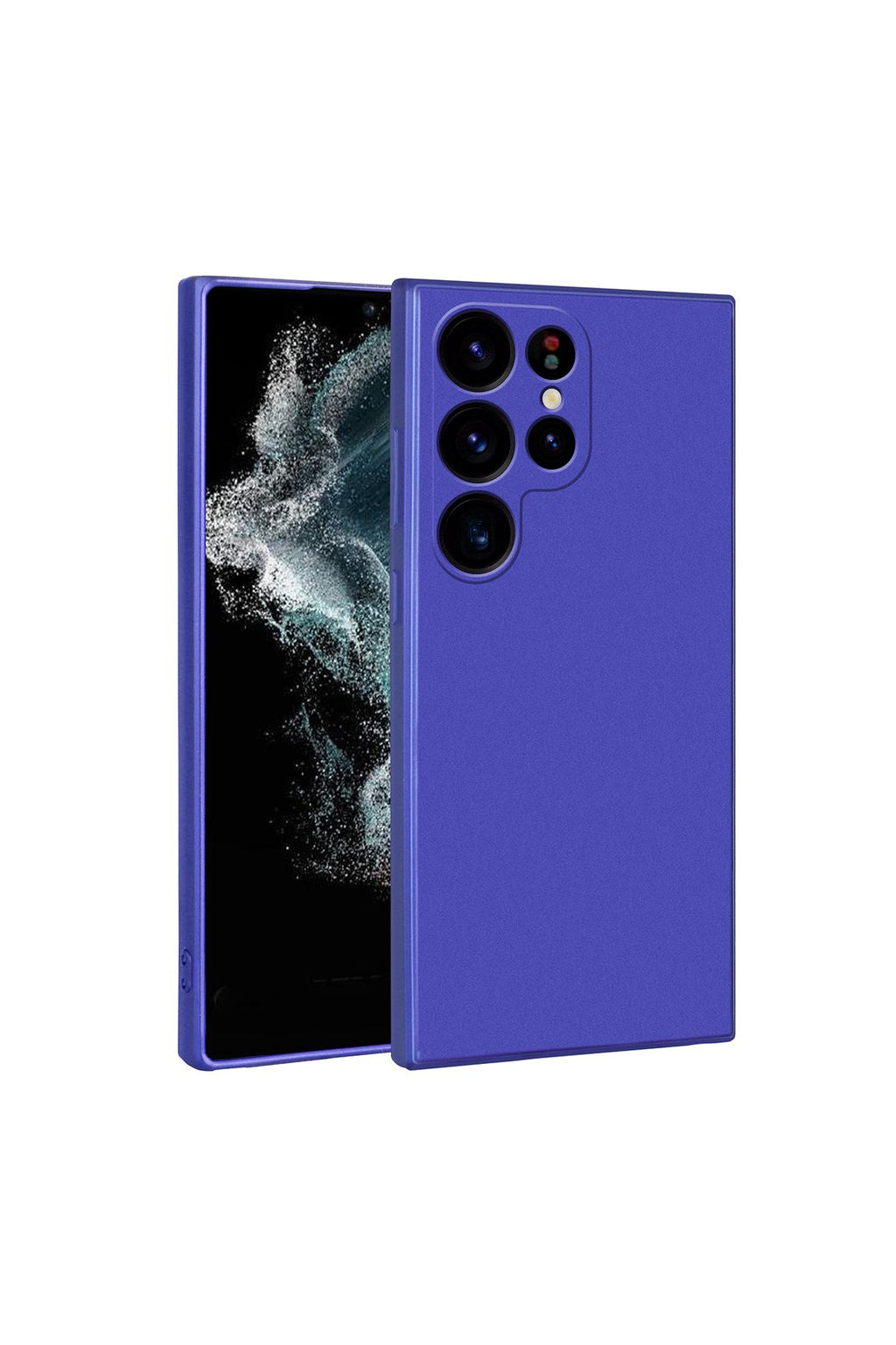 Galaxy S23 Ultra Uyumlu Zore Premier Silikon Kılıf-Saks Mavi