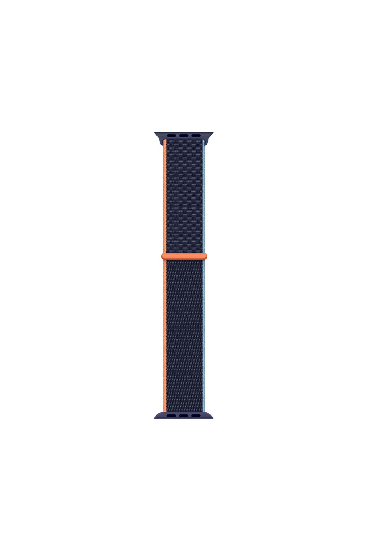 Watch uyumlu 40mm Kordon Band-03 Serisi Hasır Strap Kayış-Sea Salt