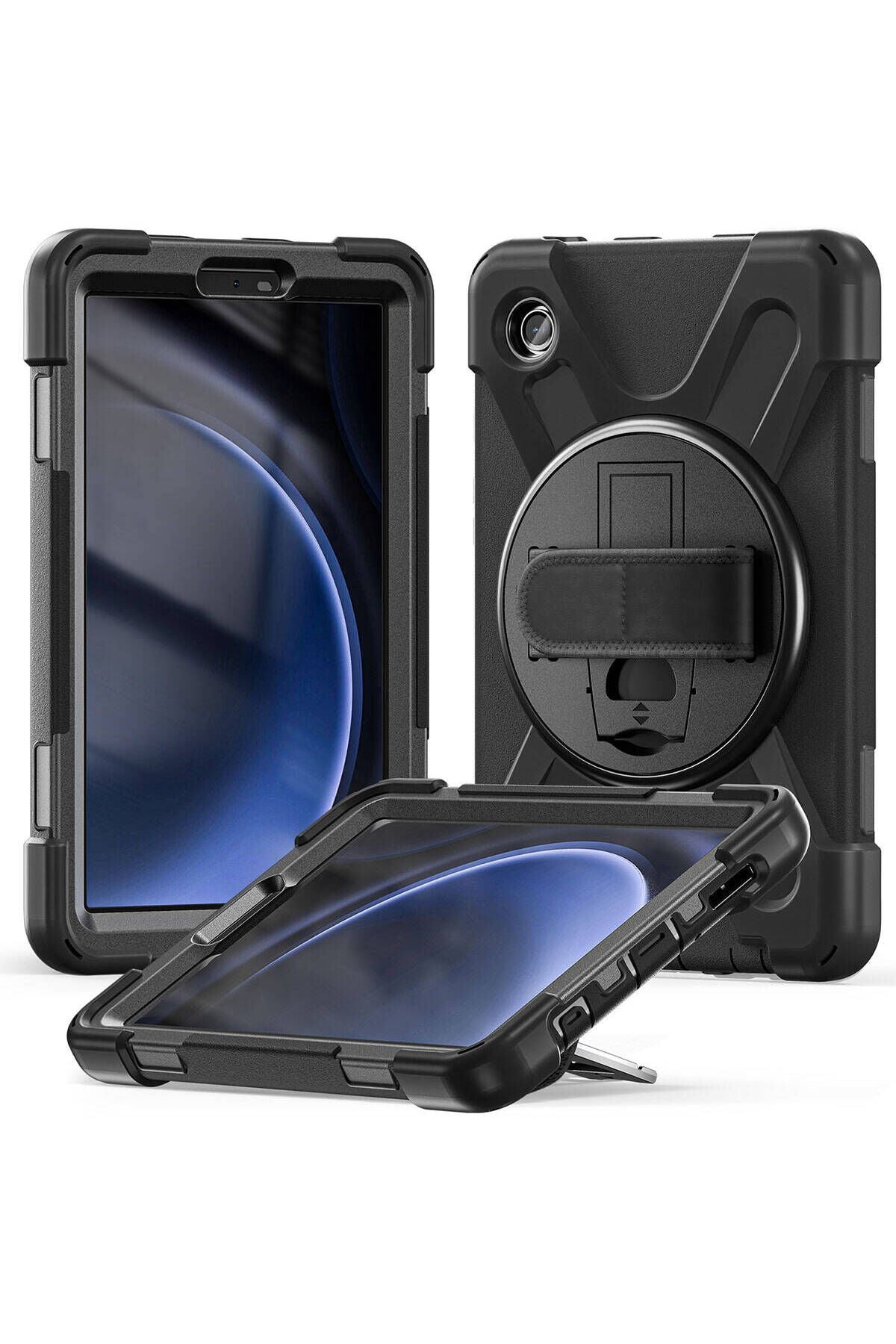 Galaxy Tab A9 Zore Defender Tablet Silikon - Siyah