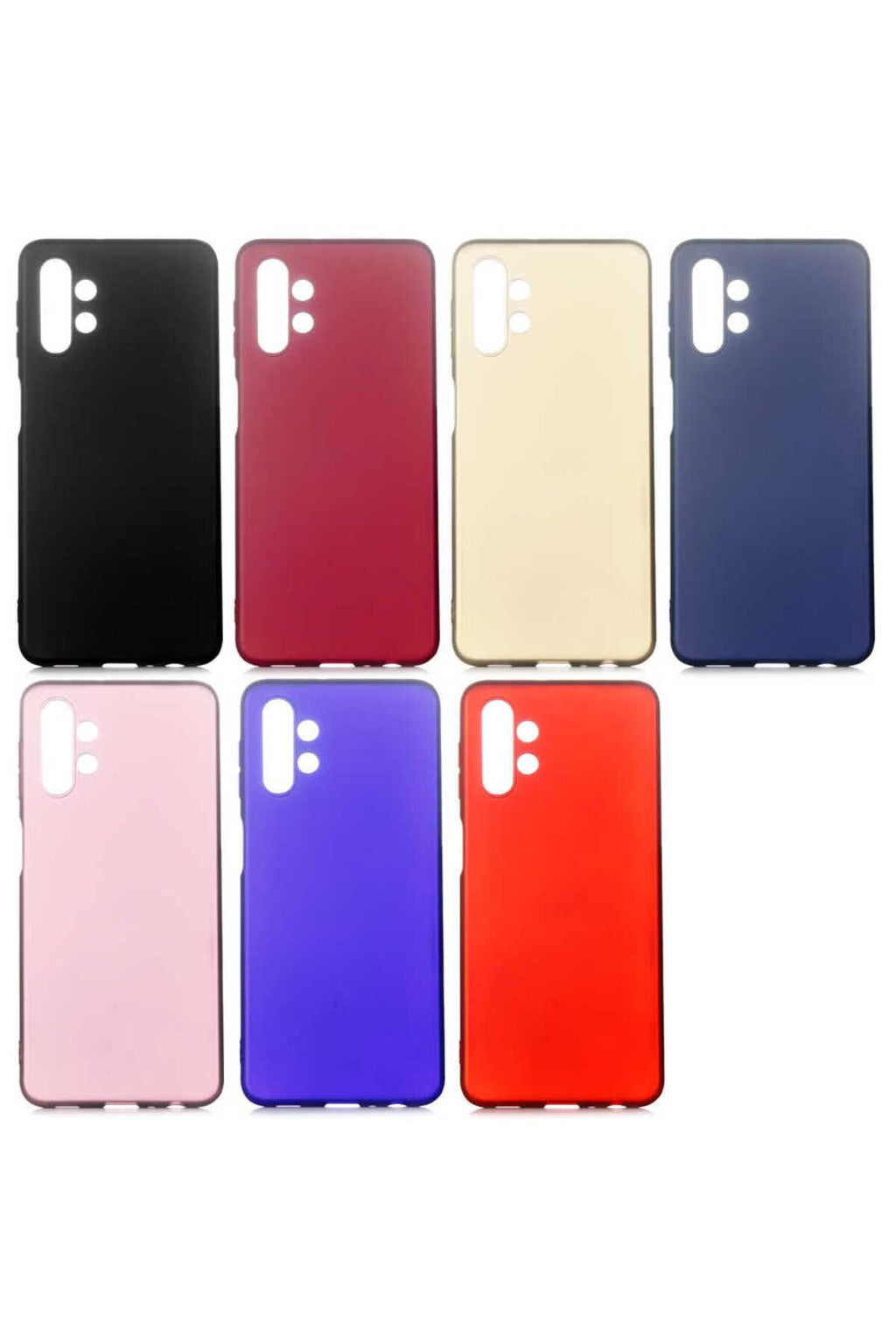 Galaxy A13 4G Kılıf Zore Premier Silikon Kapak - Gold