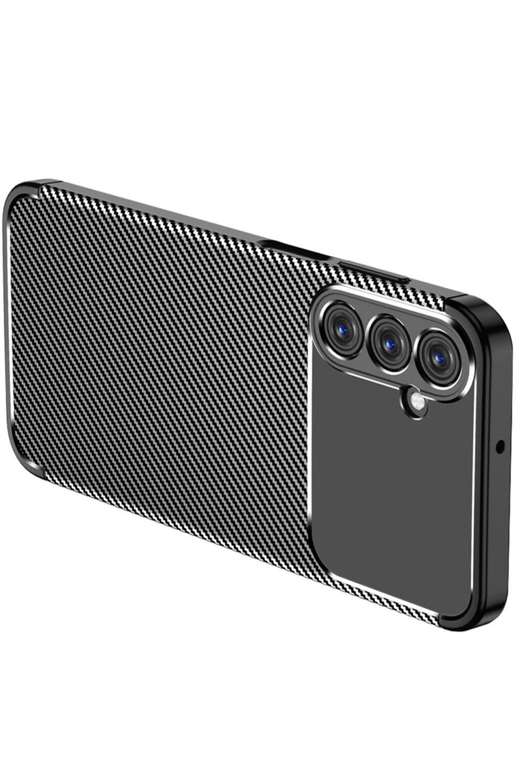 Galaxy A15 Kılıf Zore Negro Silikon Kapak - Siyah