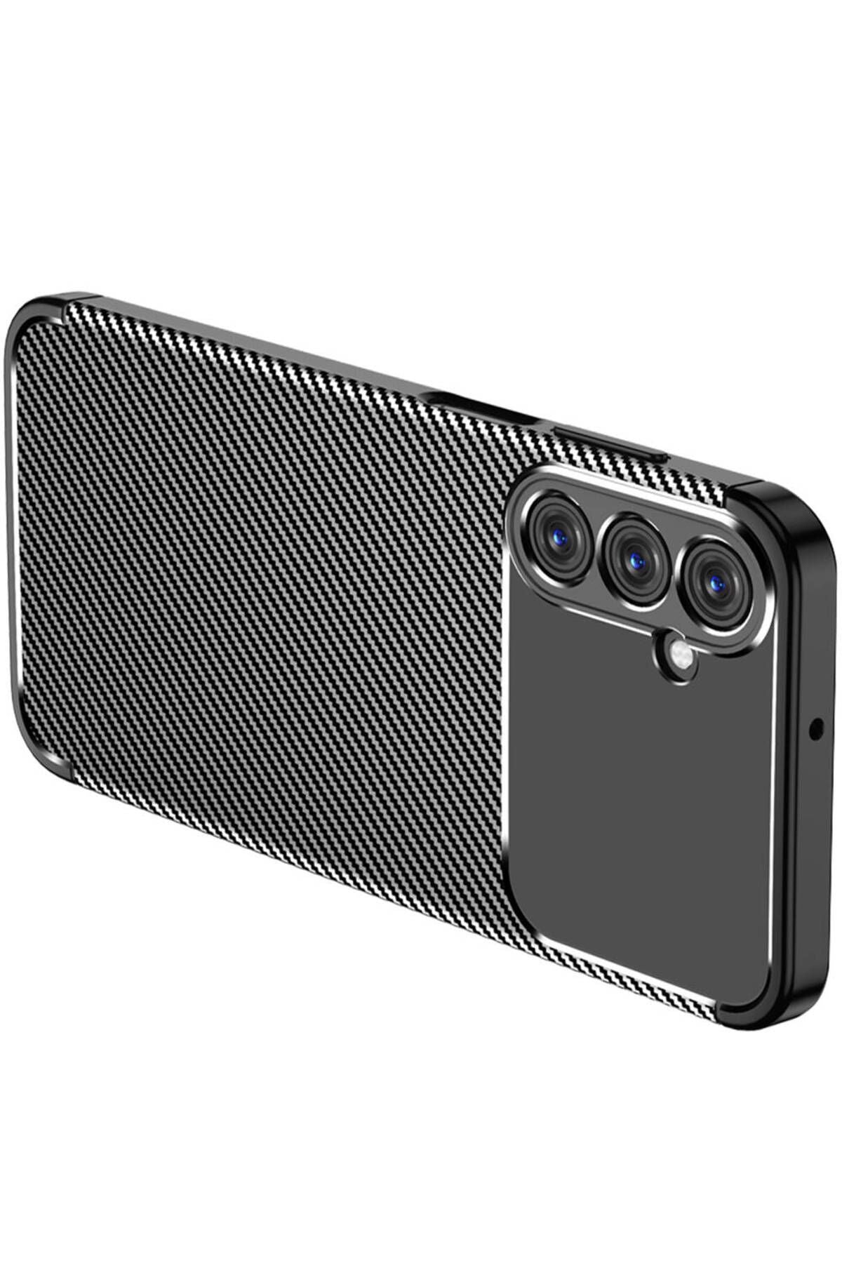 Galaxy A15 Kılıf Zore Negro Silikon Kapak - Siyah