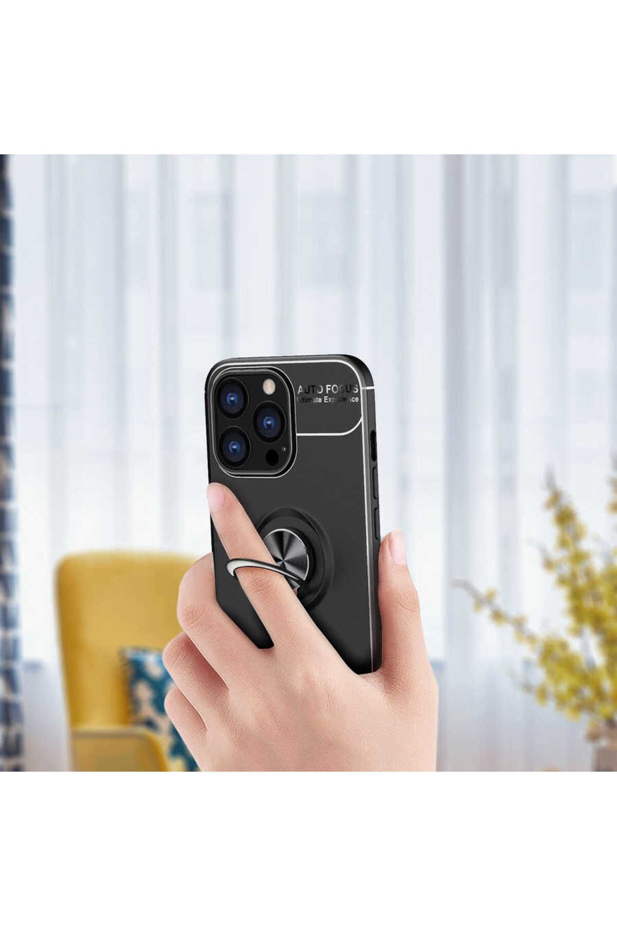 iPhone 14 Pro Uyumlu Zore Ravel Silikon Kılıf-Mavi