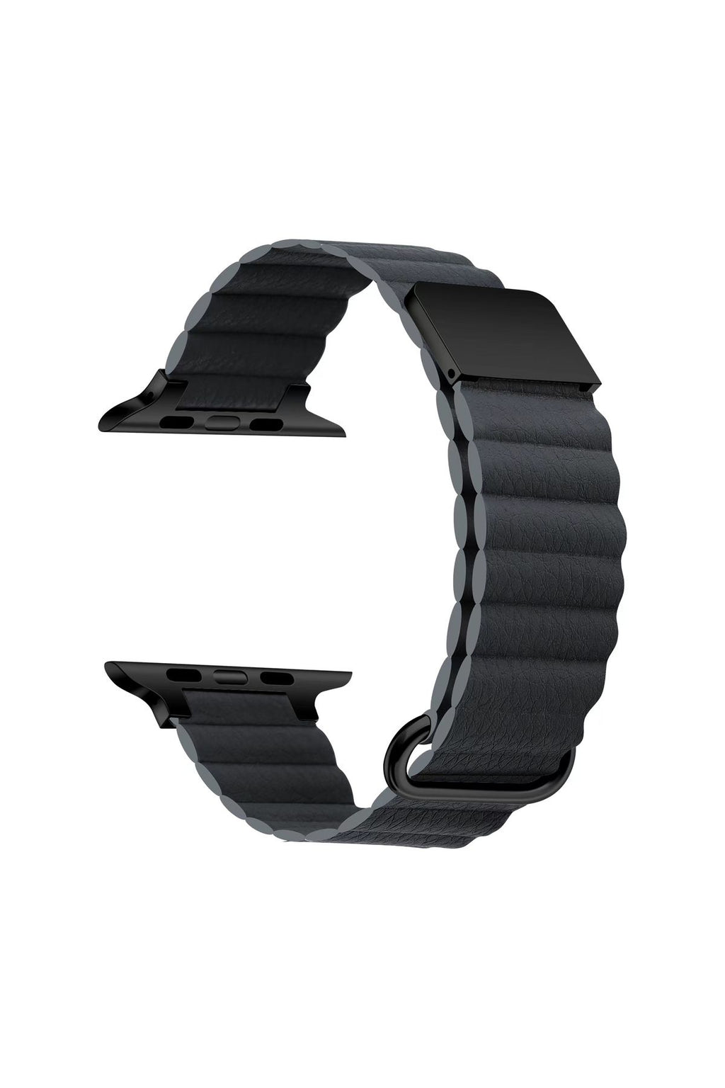 Watch 7 41mm Uyumlu KRD-78 PU Deri Kordon Strap Kayış CLO- Lacivert