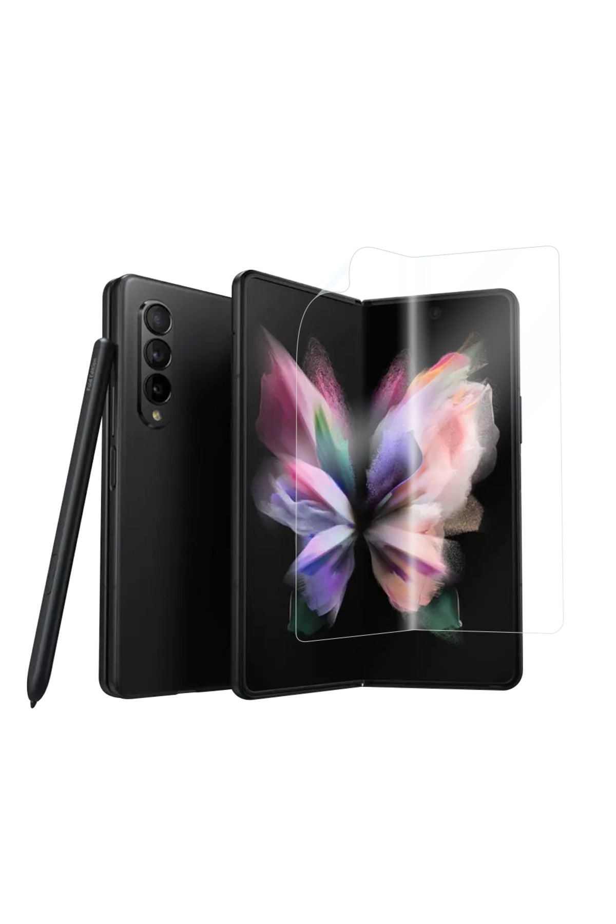 Galaxy Z Fold 3 Uyumlu Zore Hizalama Aparatlı S-Fit Body Ekran Koruyucu