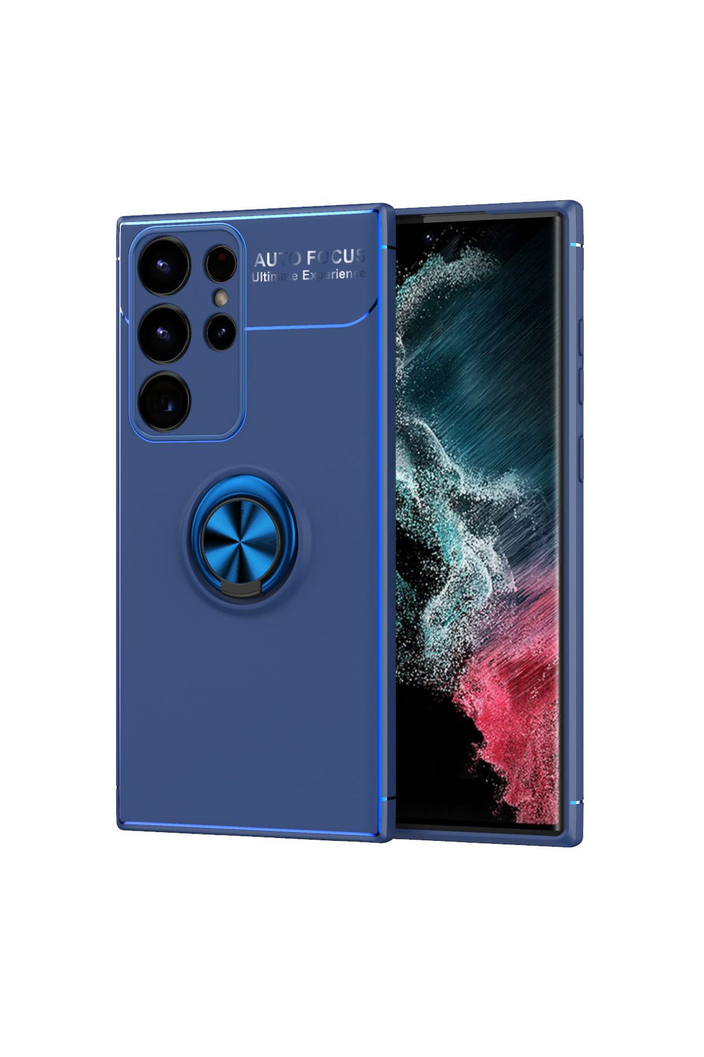 Galaxy S23 Ultra Uyumlu Zore Ravel Silikon Kılıf-Mavi