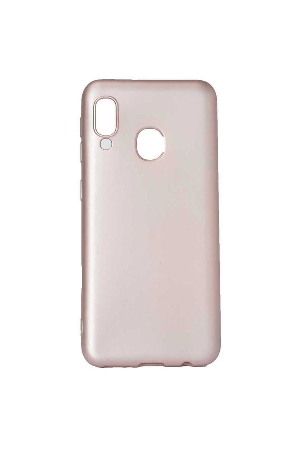 Galaxy A40 Kılıf Zore Premier Silikon Kapak - Rose Gold