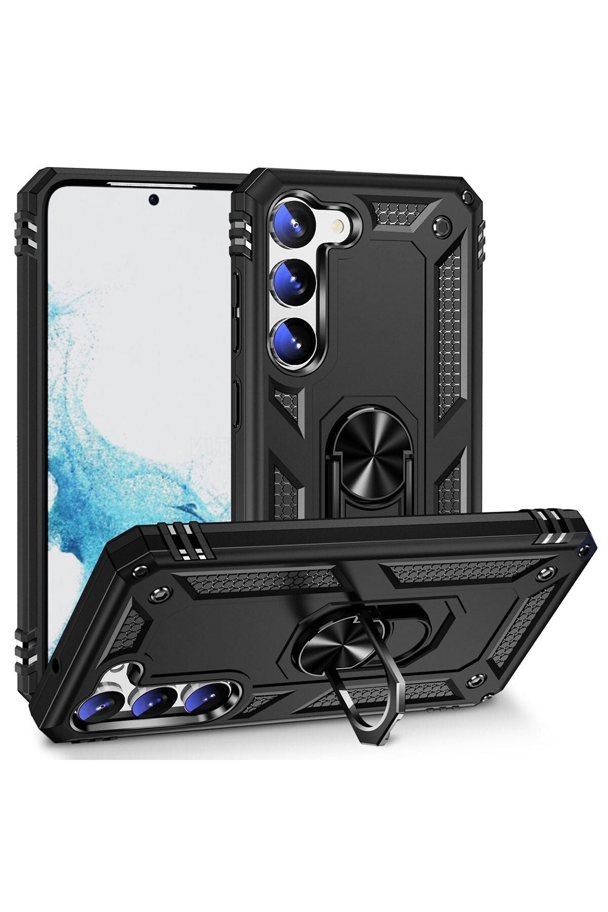 Galaxy S23 Uyumlu Zore Vega Kılıf-Siyah