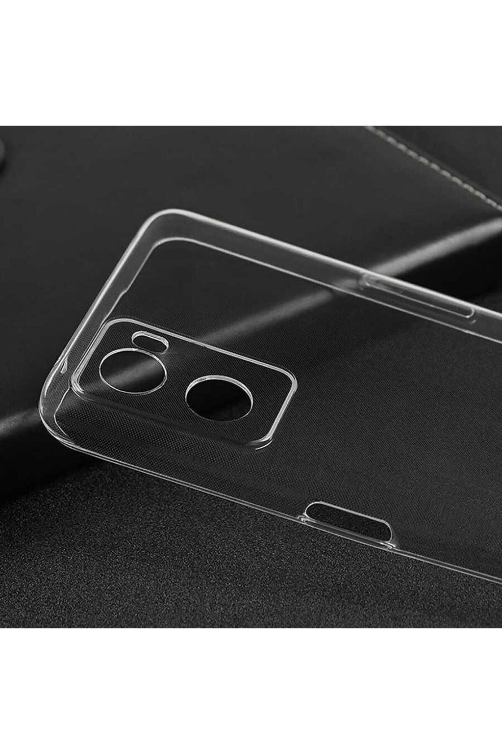 A96 4G Kılıf Zore Süper Silikon Kapak - Renksiz