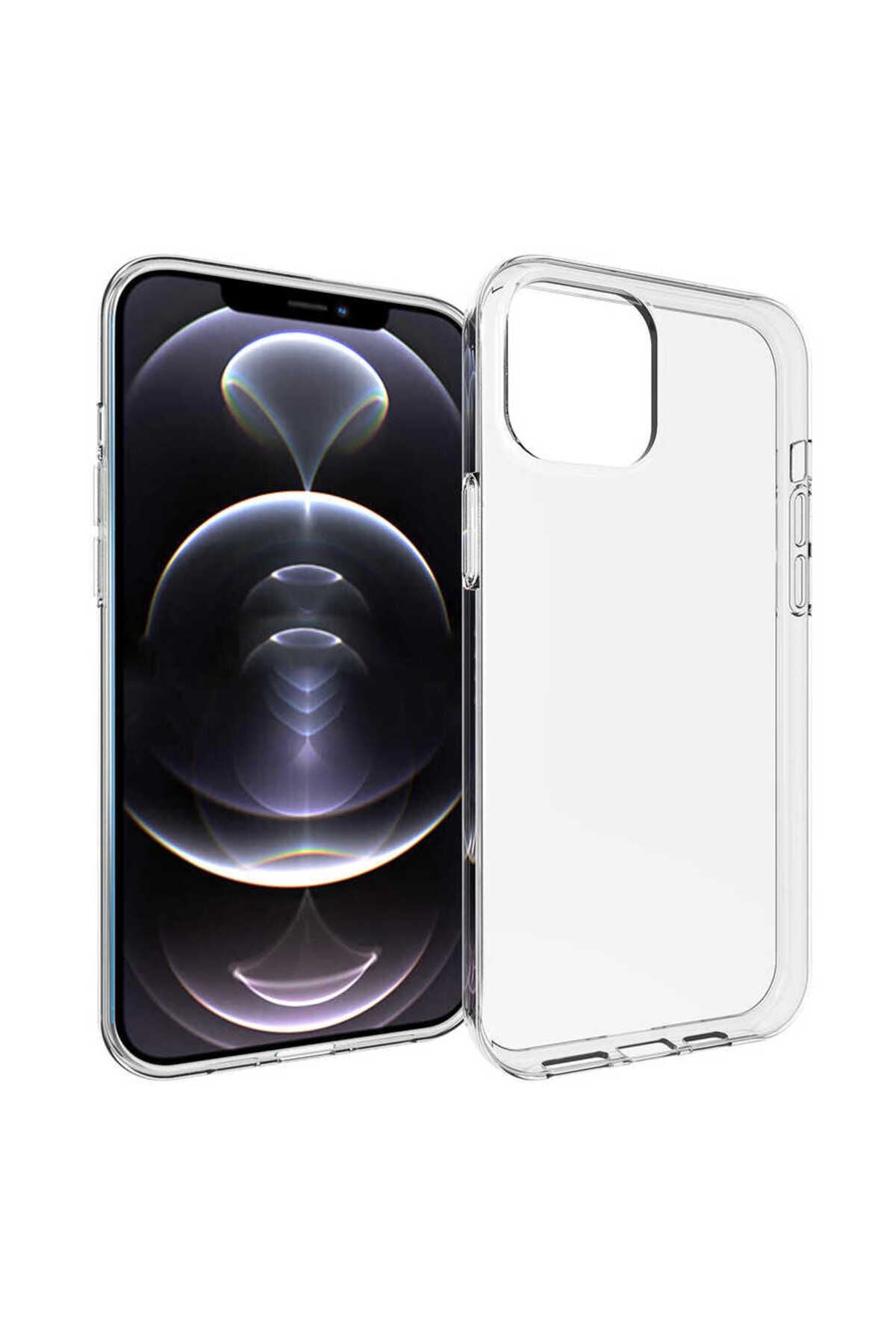 iPhone 15 Pro Max Uyumlu Zore Süper Silikon Kılıf-Renksiz