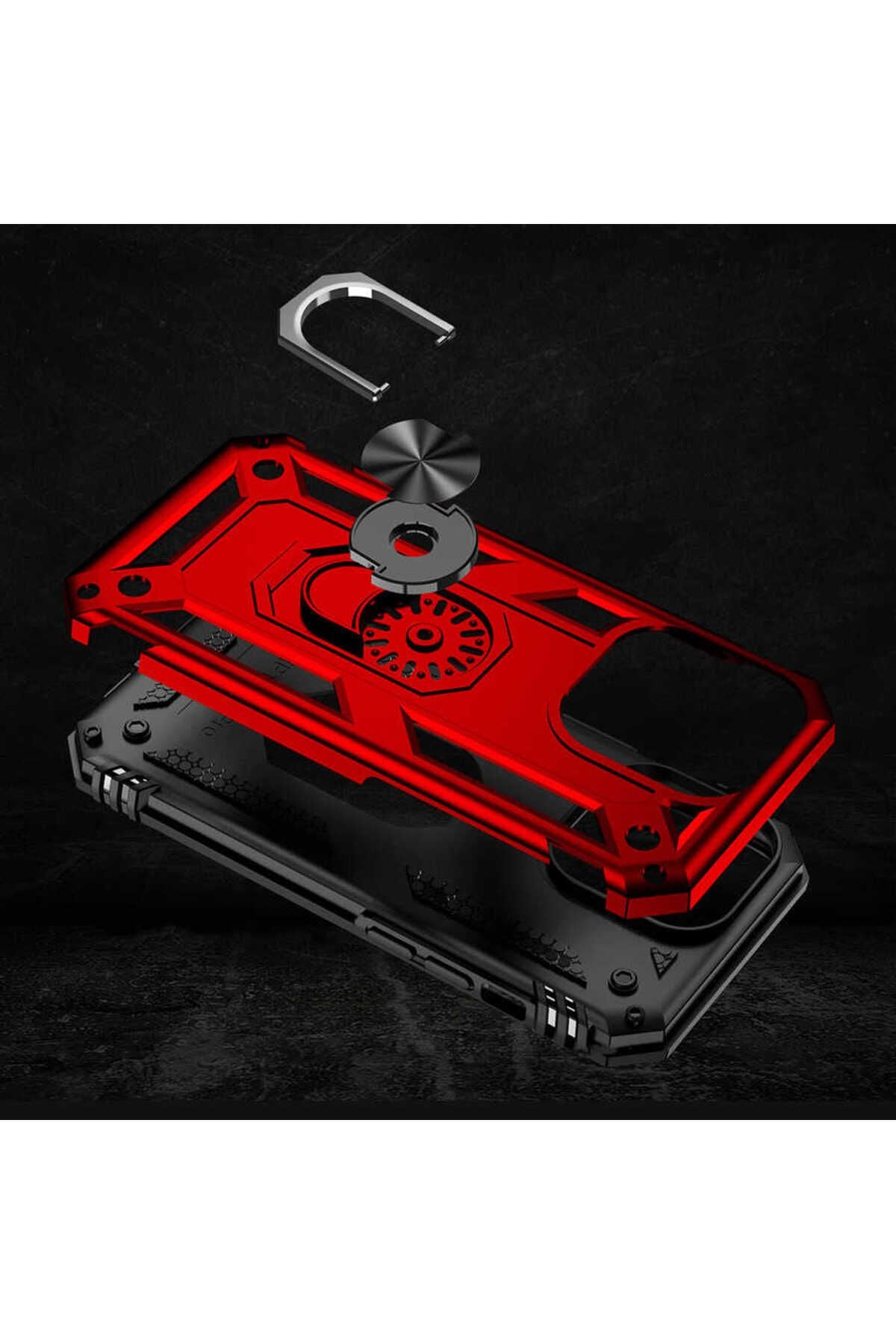 iPhone 14 Pro Uyumlu Zore Vega Kılıf-Gri