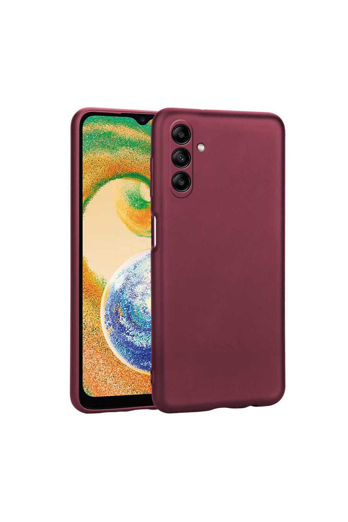 Galaxy A04S Kılıf SVL Premier Silikon Kapak - Kırmızı