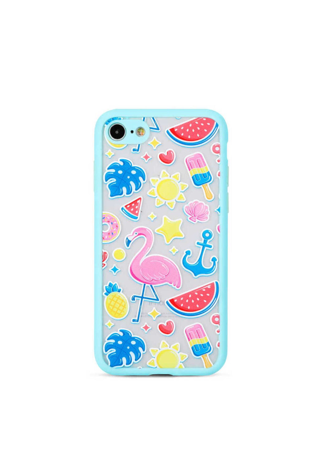 iPhone SE 2022 Kılıf Zore Fily Kapak - Turkuaz