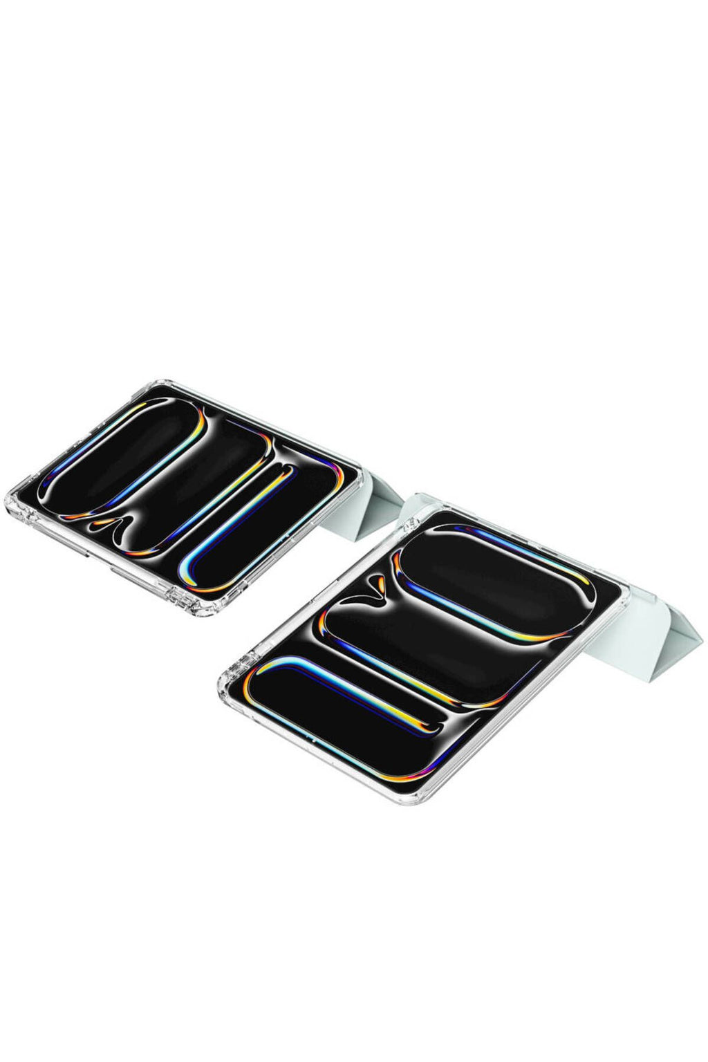 iPad Pro 13 2024 Kılıf Magnetik Ayrılabilen Airbagli Zore Sliding Tablet Kılıfı - Koyu Yeşil