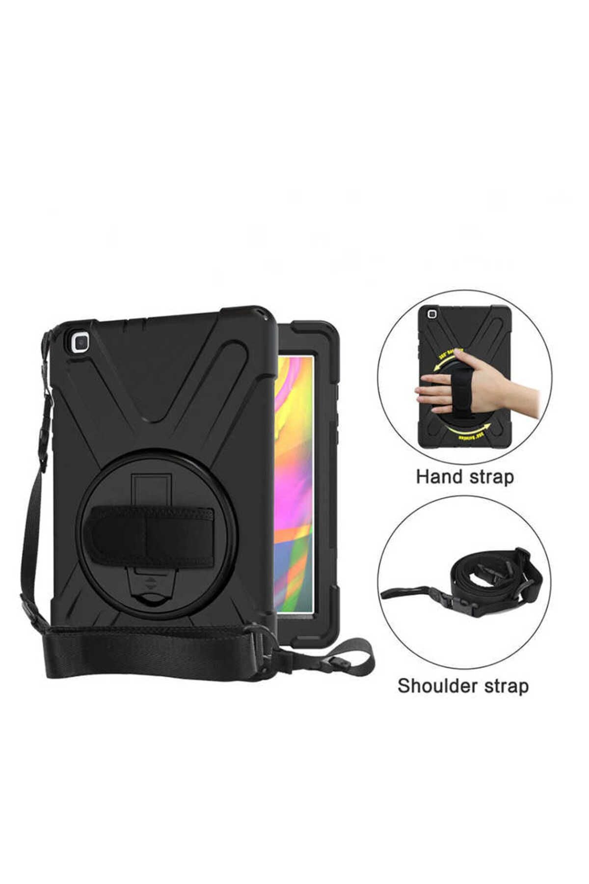 Galaxy T720 Tab S5E Zore Defender Tablet Silikon - Siyah