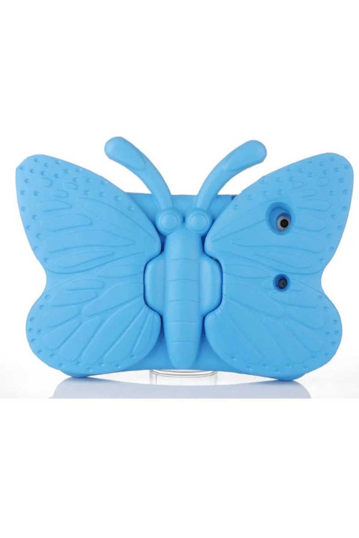 iPad 10.2 2021 (9.Nesil)  Uyumlu Zore Butterfly Standlı Tablet Kılıf-Kırmızı