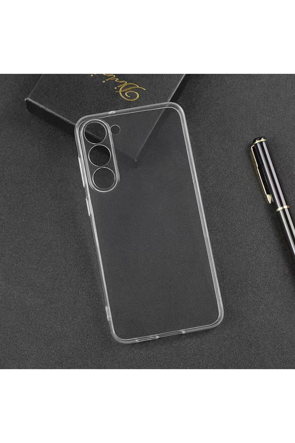 Galaxy S23 Plus Kılıf Zore Süper Silikon Kapak Renksiz