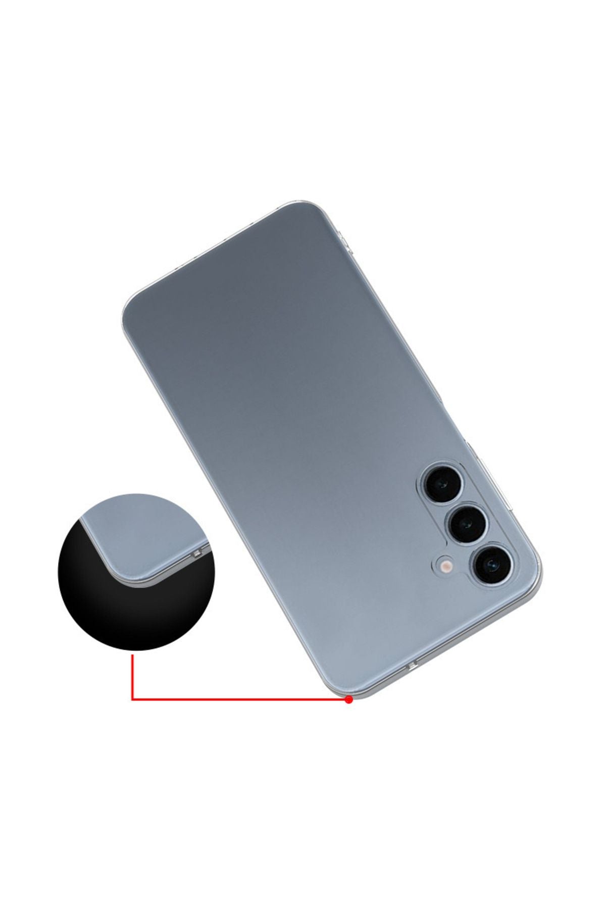 Galaxy A16 Uyumlu Zore Süper Silikon Kapak-Şeffaf