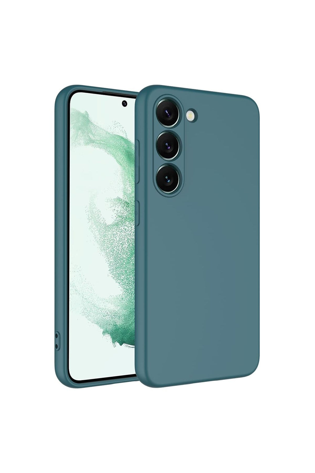 Galaxy S23 Plus Uyumlu Zore Mara Lansman Kılıf-Koyu Yeşil