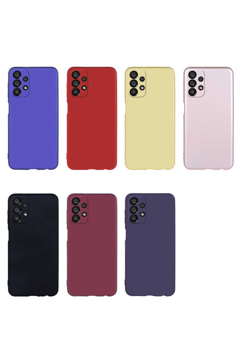 Galaxy A23 Kılıf Zore Premier Silikon Kapak - Siyah