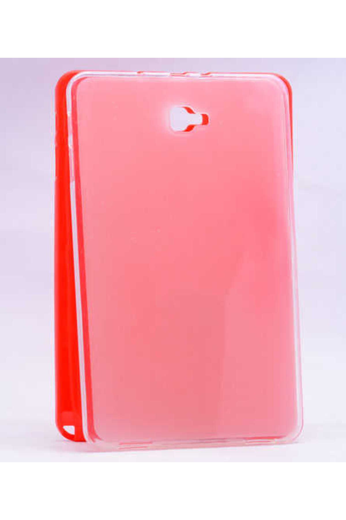 Galaxy Tab A 10.1 2016 P580 Kılıf  Uyumlu Zore Tablet Süper Silikon Kapak-Pembe