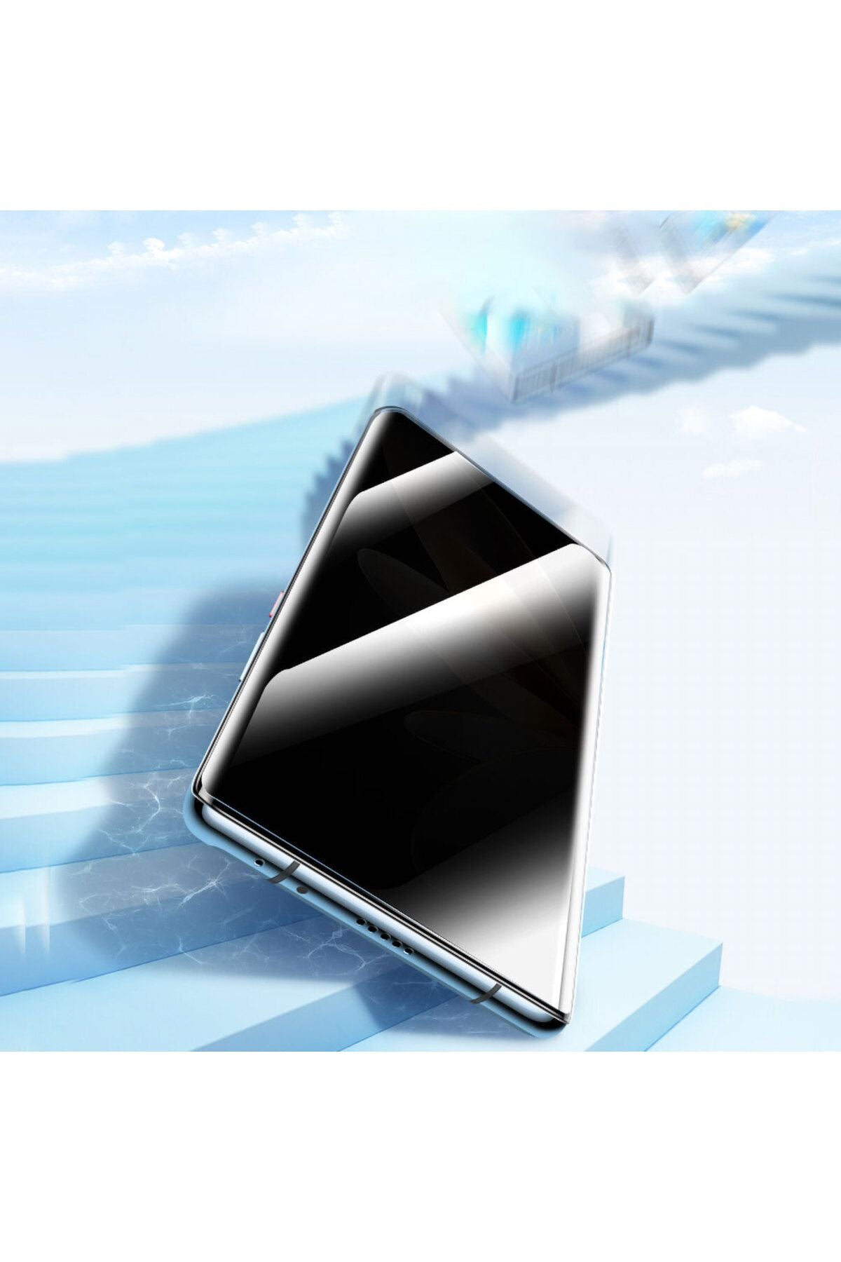 Galaxy S23 Ultra Uyumlu Zore Kolay Uygulama Aparatlı Privacy Easy Body Hayalet Ekran Koruyucu