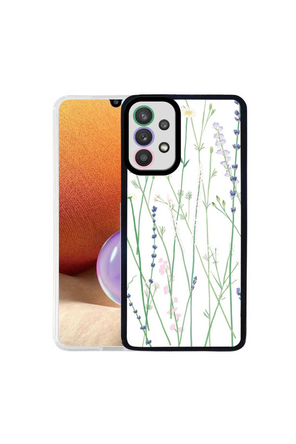 Galaxy A32 4G Kılıf WNX M-Fit Desenli Kapak - Heart No6