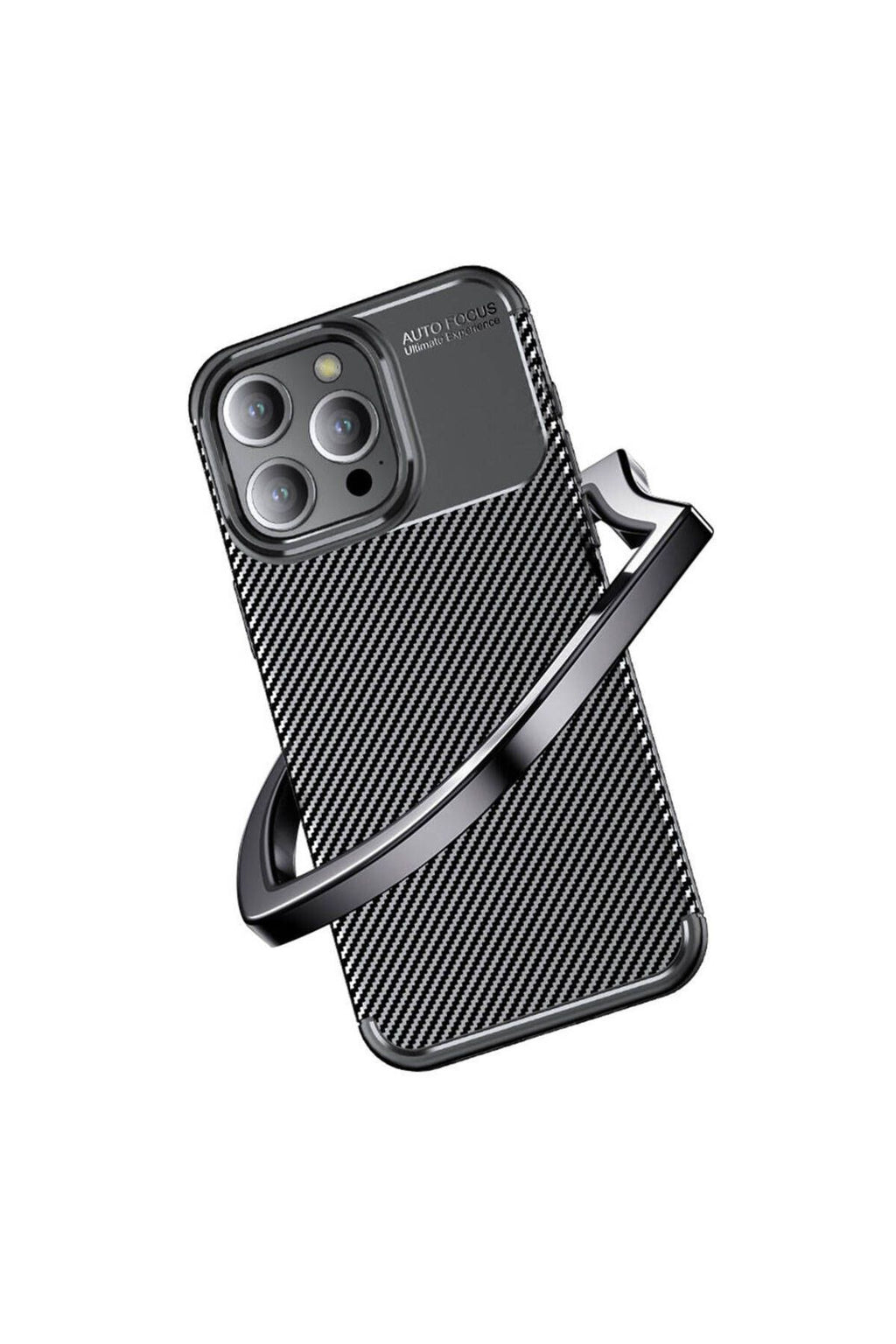 iPhone 15 Pro Uyumlu Zore Negro Silikon Kılıf-Siyah