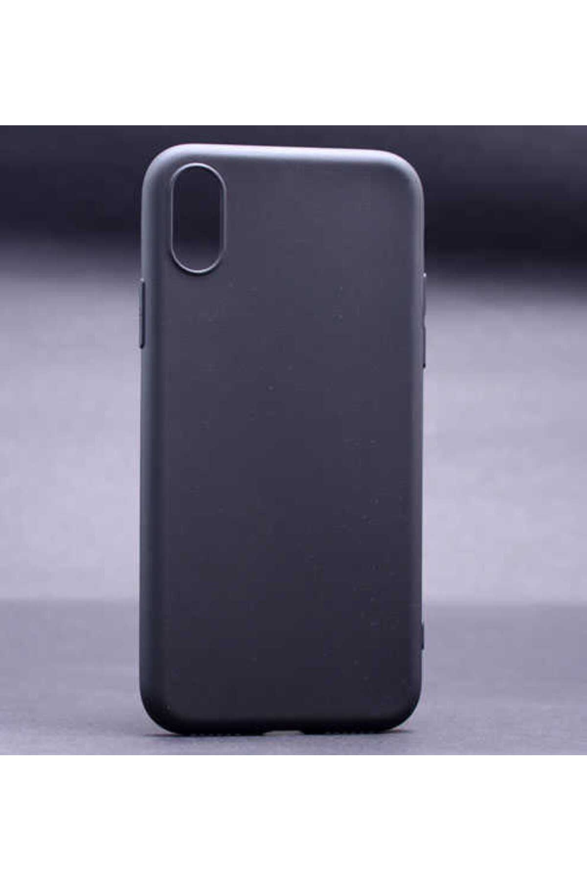 iPhone XS 5.8 Kılıf Zore İmax Silikon - Siyah