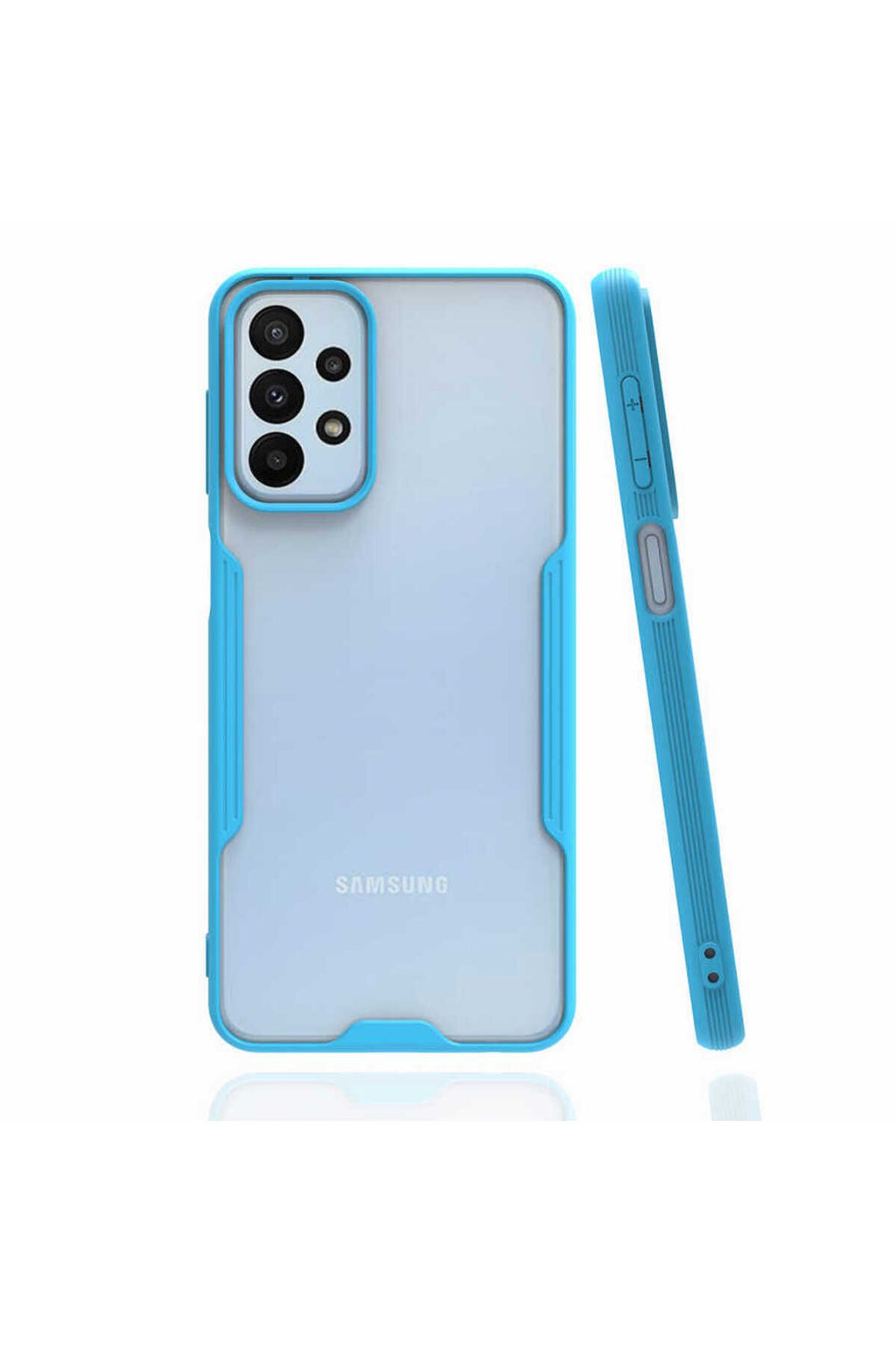 Galaxy A23 Kılıf Zore Parfe Kapak - Mavi