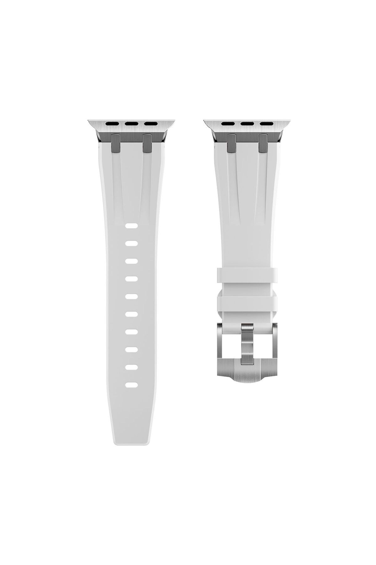 Watch Ultra 49mm Uyumlu KRD-89 Uyumlu Zore Kordon-Beyaz