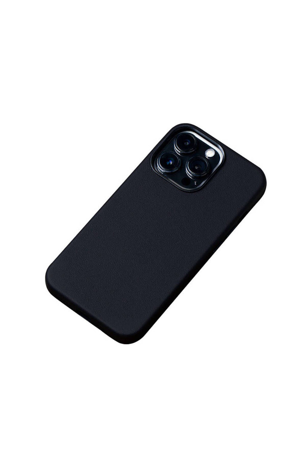 iPhone 15 Pro Max Kılıf Magsafe Şarj Özellikli PU Deri Zore Adora Kapak-Koyu Gri