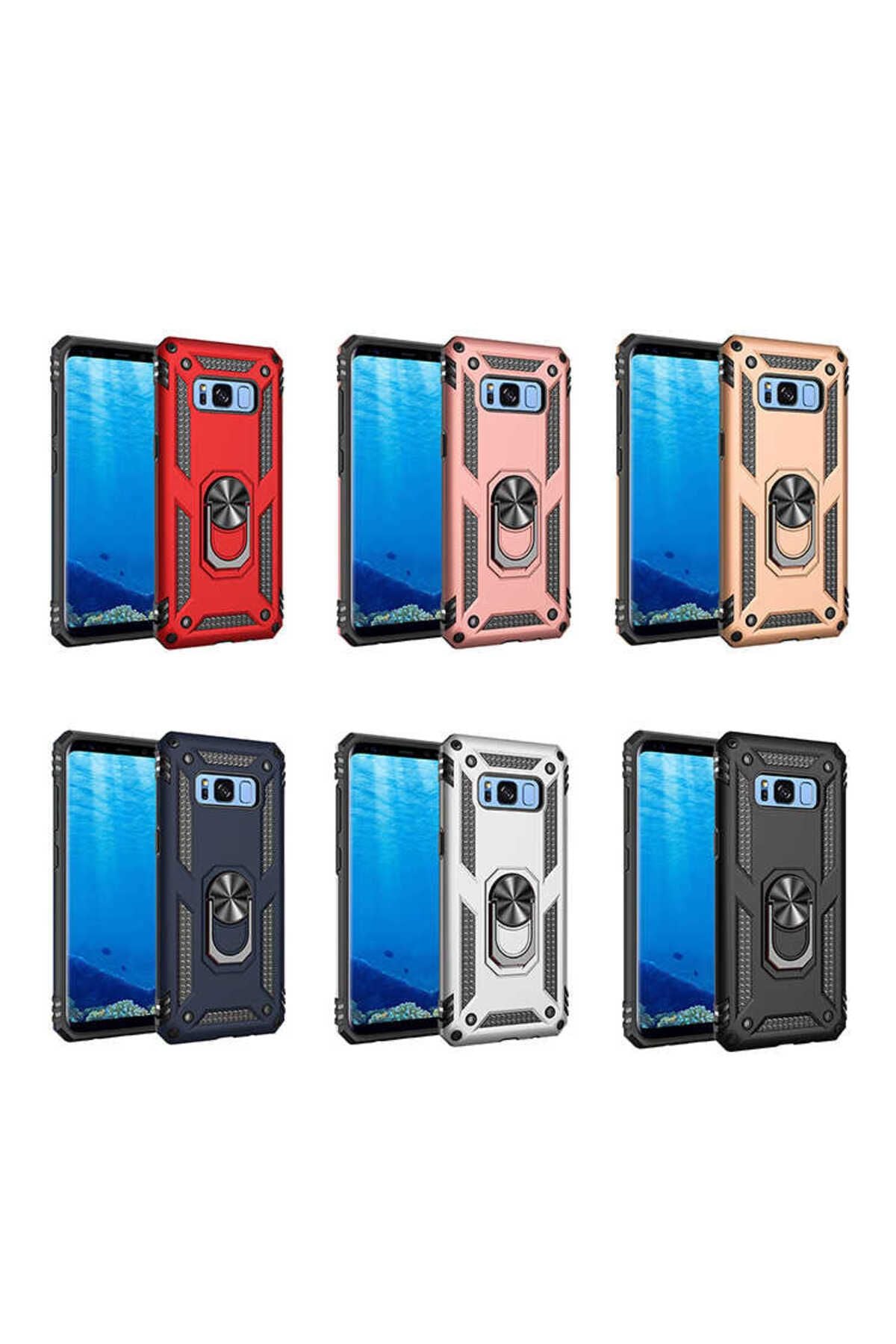 Galaxy S8 Kılıf Zore Vega Kapak - Siyah