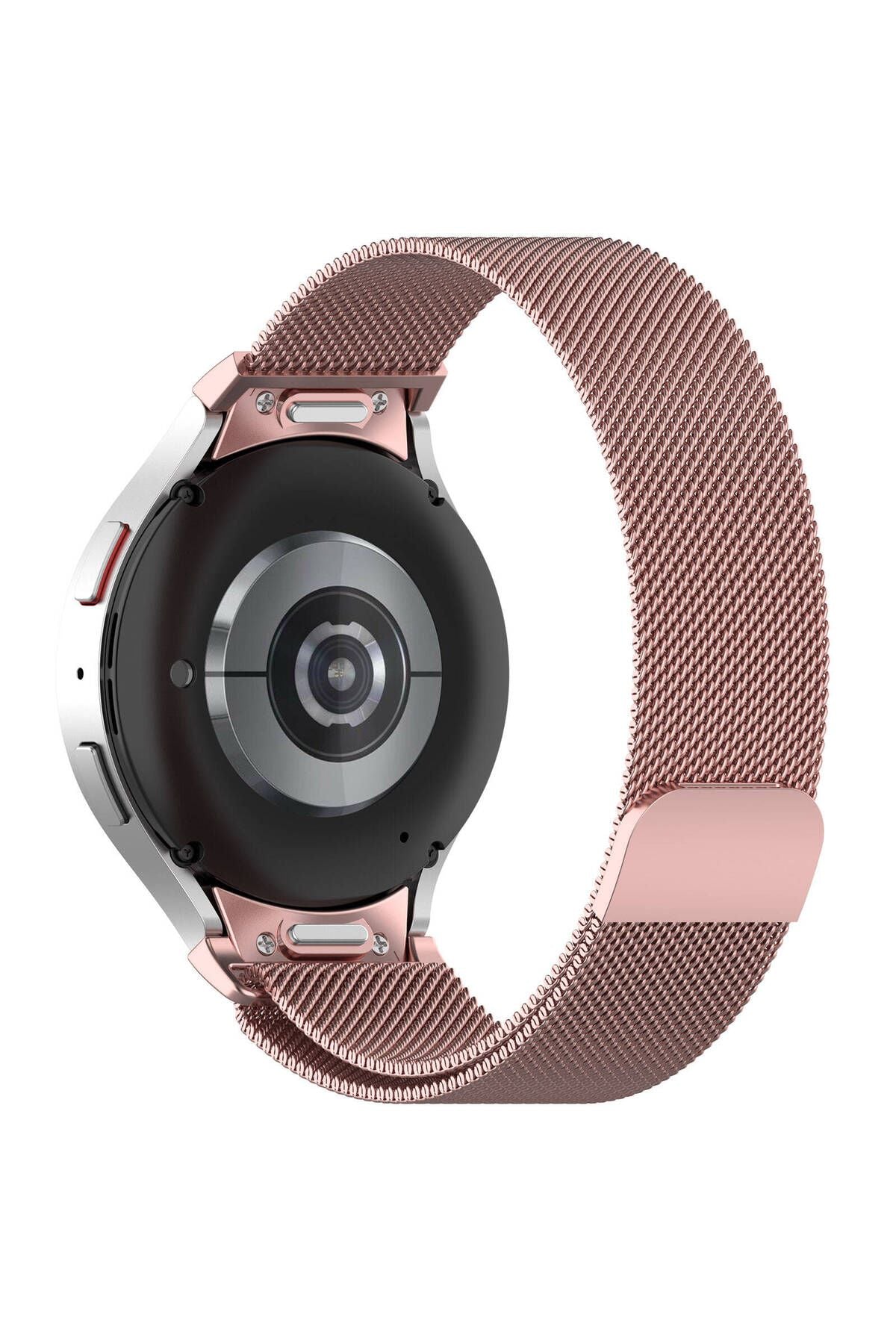 Galaxy Watch 6 44mm Uyumlu KRD-01 Metal Zore Kordon Rose Gold