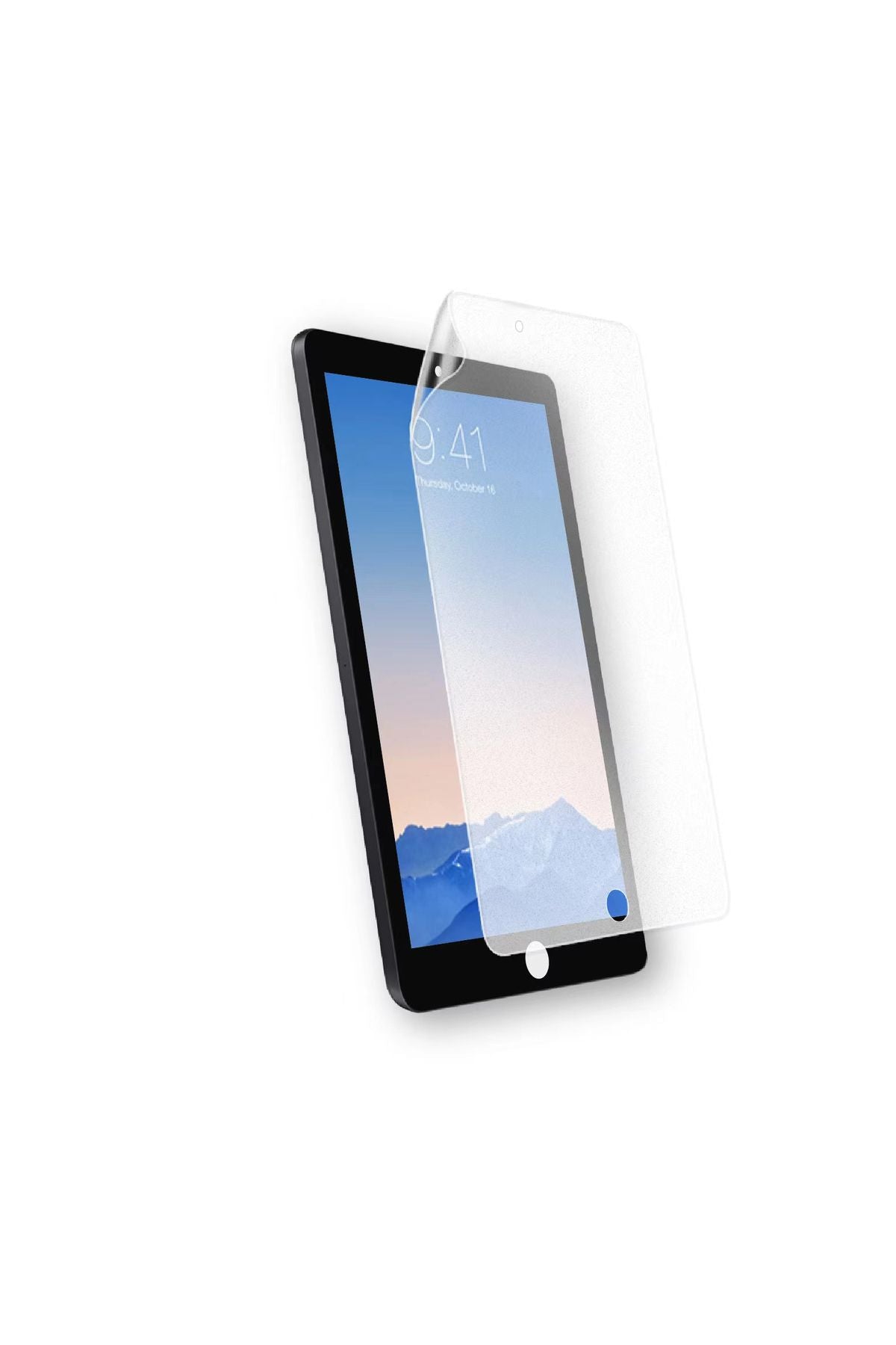 iPad 9.7 2017 (5.Nesil) Kağıt Hisli Mat Uyumlu Davin Paper Like Tablet Ekran Koruyucu-Renksiz