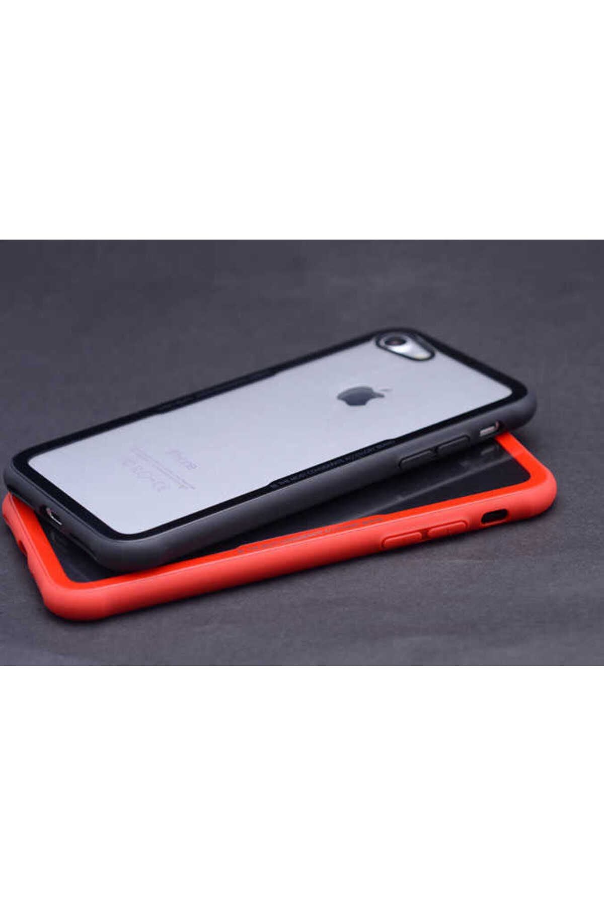 iPhone SE 2022 Uyumlu Zore Craft Arka Kılıf-Siyah