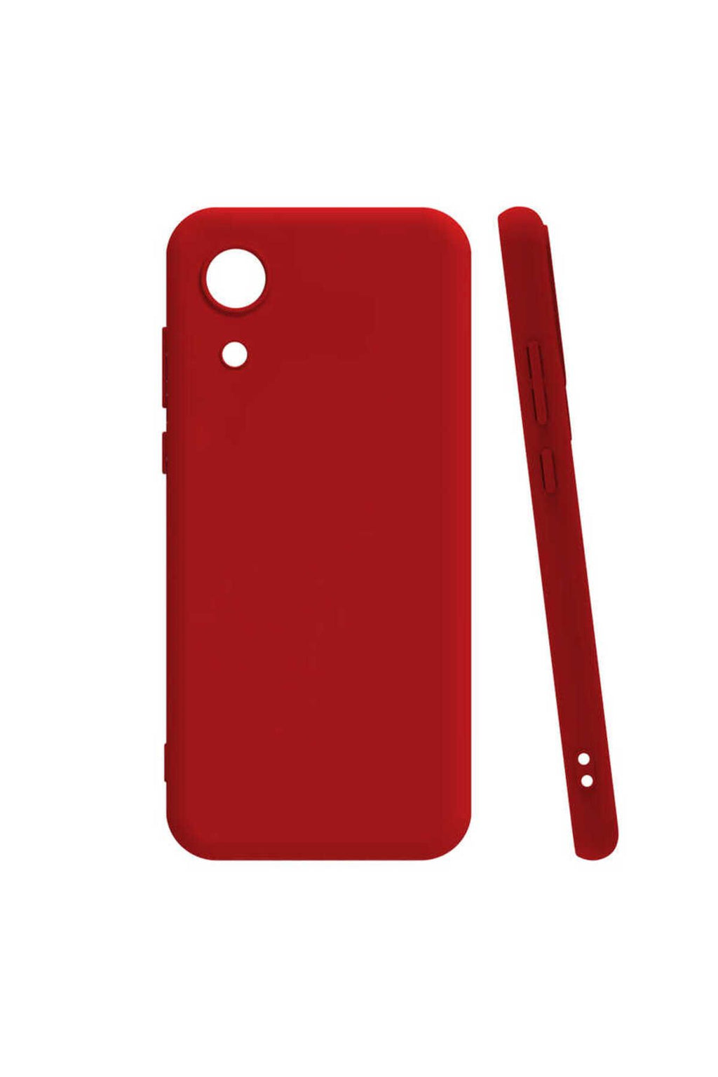 Galaxy A03 Core Kılıf Zore Biye Silikon - Kırmızı