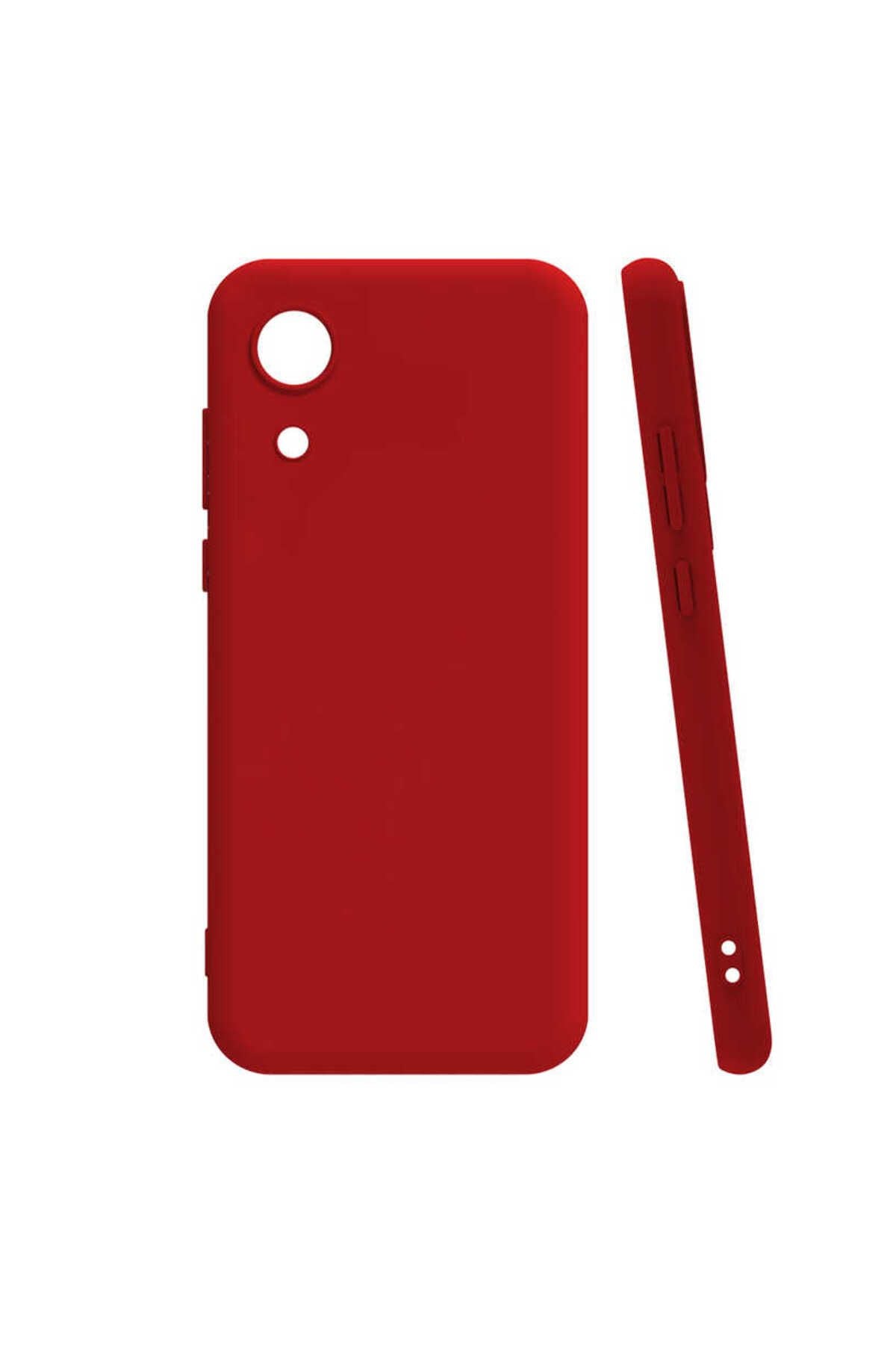 Galaxy A03 Core Kılıf Zore Biye Silikon - Kırmızı