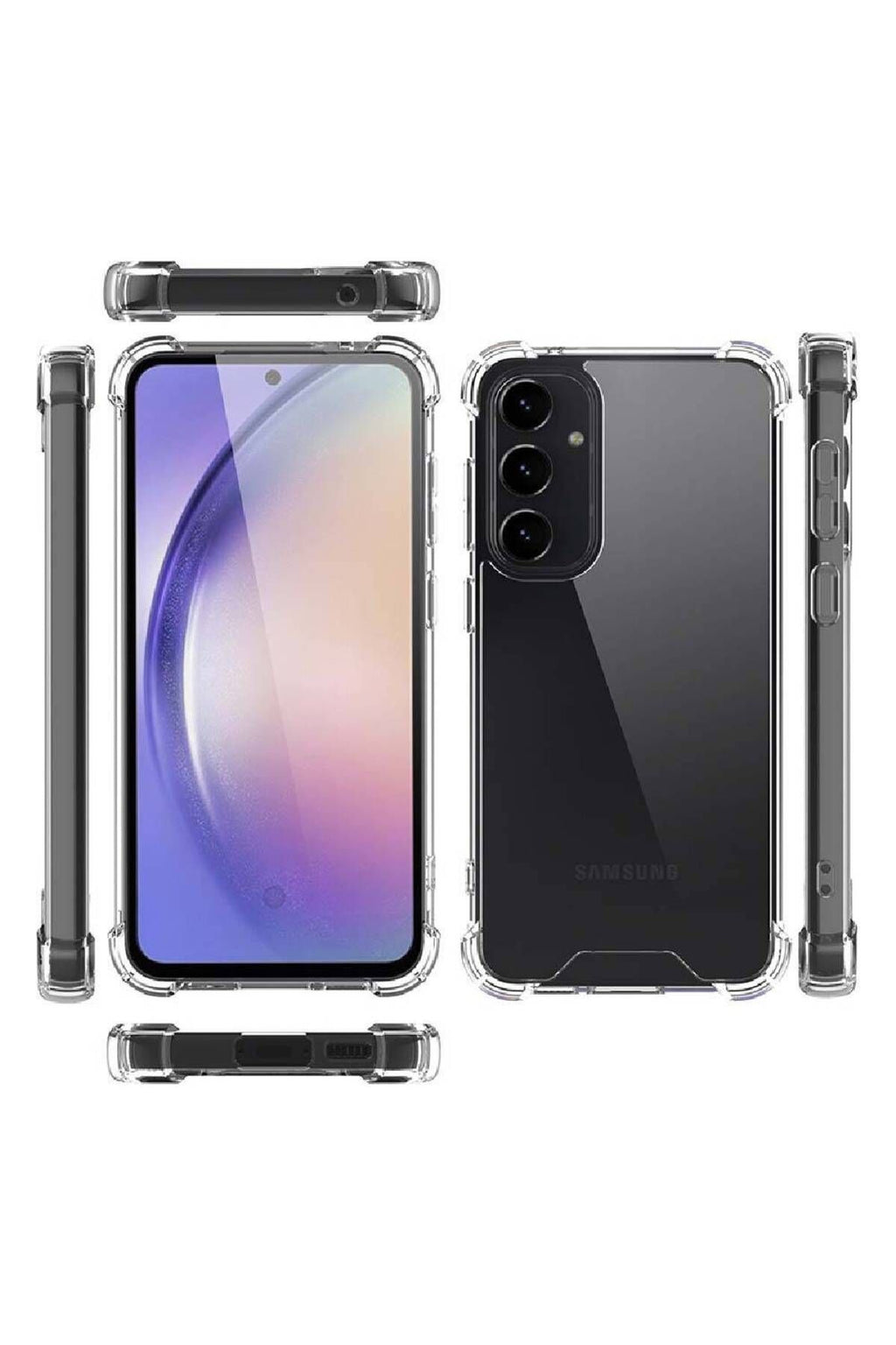 Galaxy S23 FE Uyumlu MKC Nitro Anti Shock Silikon-Renksiz