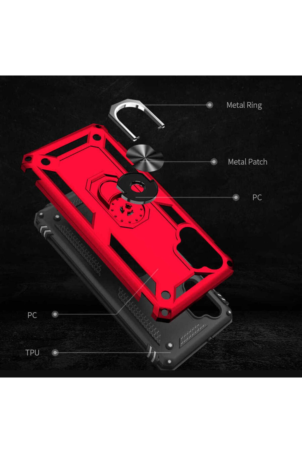 Galaxy A13 4G Kılıf TQR Vega Kapak - Mavi