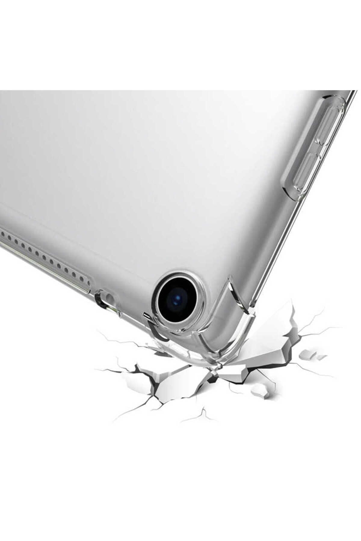 iPad Pro 9.7 2016 - Uyumlu BLS STORE Tablet Nitro Anti Shock Silikon Kapak-Renksiz