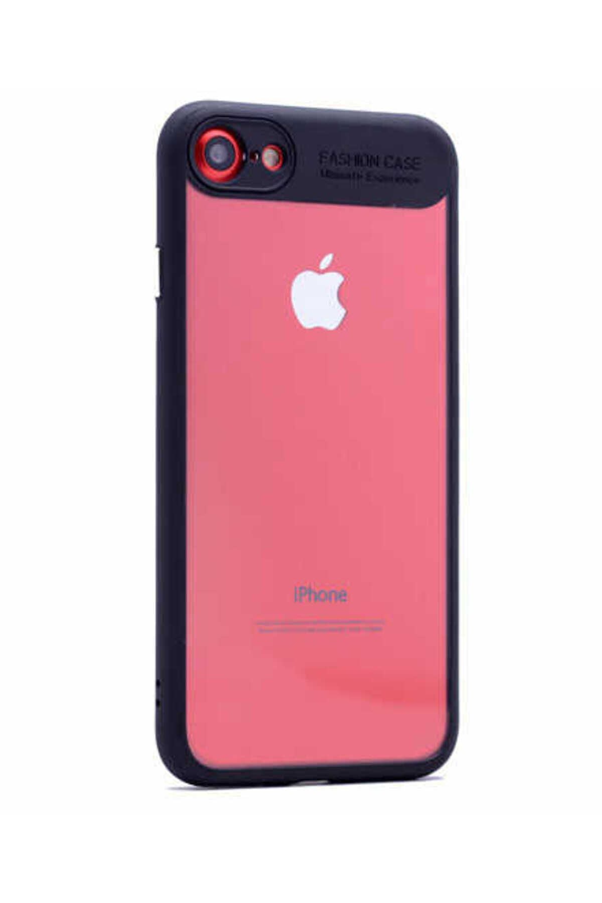 iPhone SE 2022 Kılıf Zore Buttom Kapak - Siyah