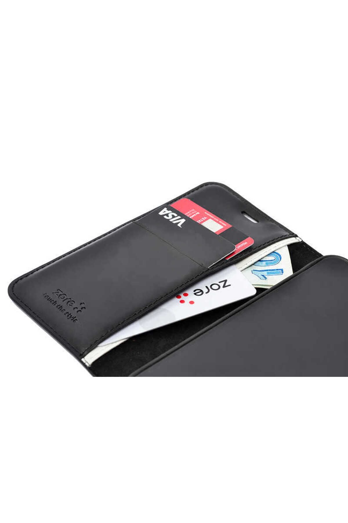 iPhone 15 Pro Max Case Zore Kar Deluxe Cover Case-Siyah