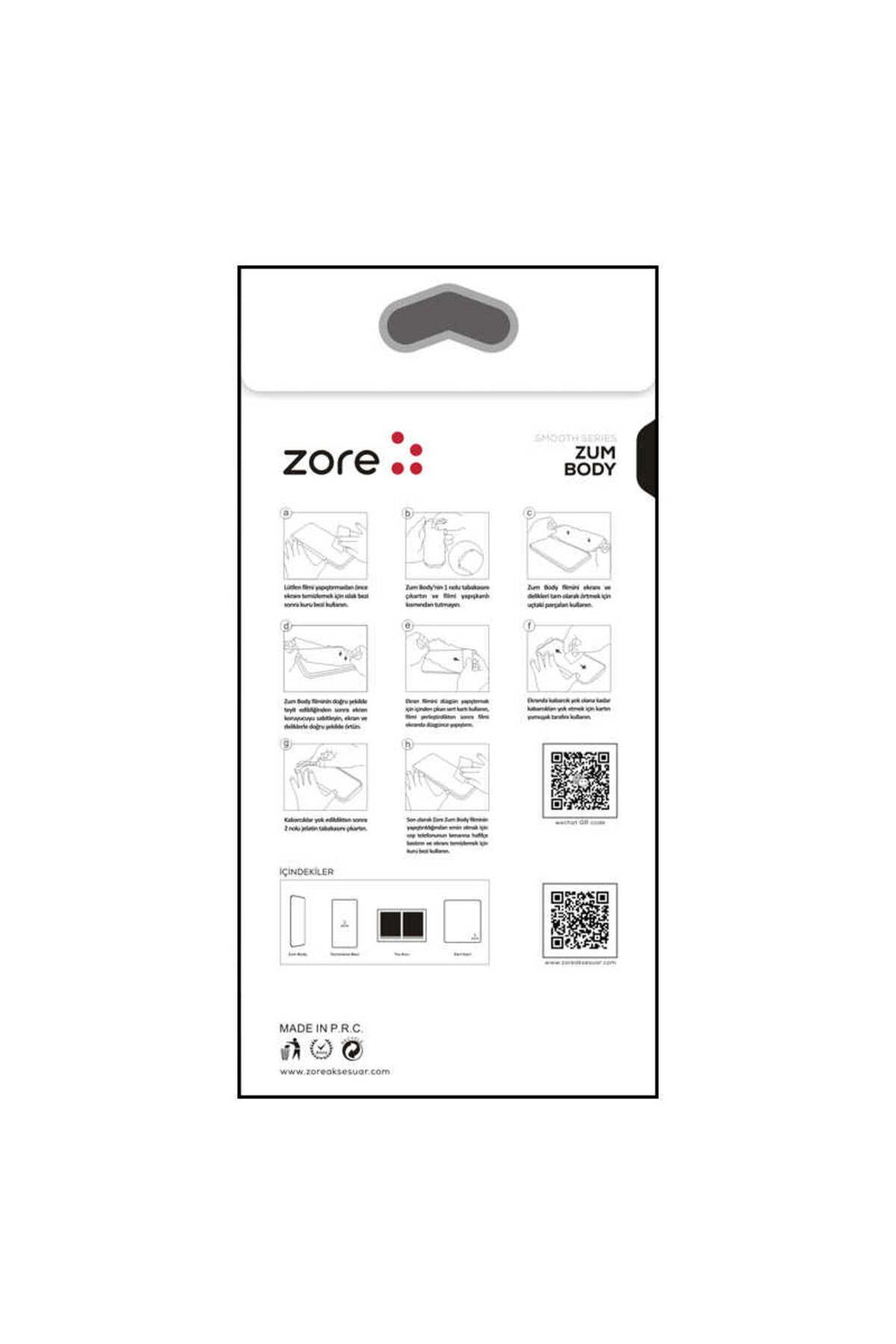 Galaxy S21 Uyumlu Zore Zum Body Ekran Koruyucu